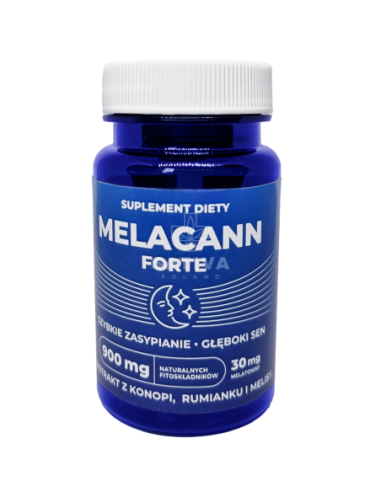 MelaCann Forte - 30 kapsułek, 900 mg...