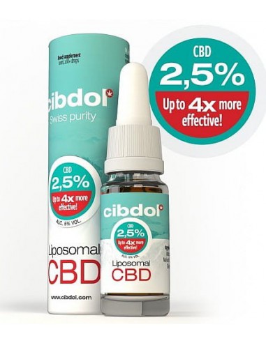 Olejek liposomalny CBD 2,5%, Cibdol,...